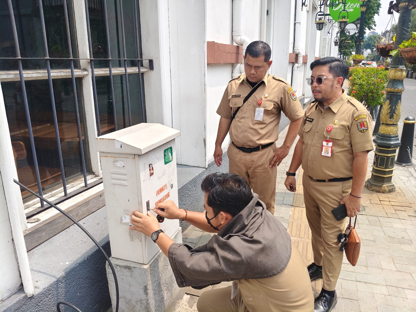 Diskominfo Kota Semarang Lakukan Survey Jaringan Kota Lama untuk Dukungan Acara Dekranasda